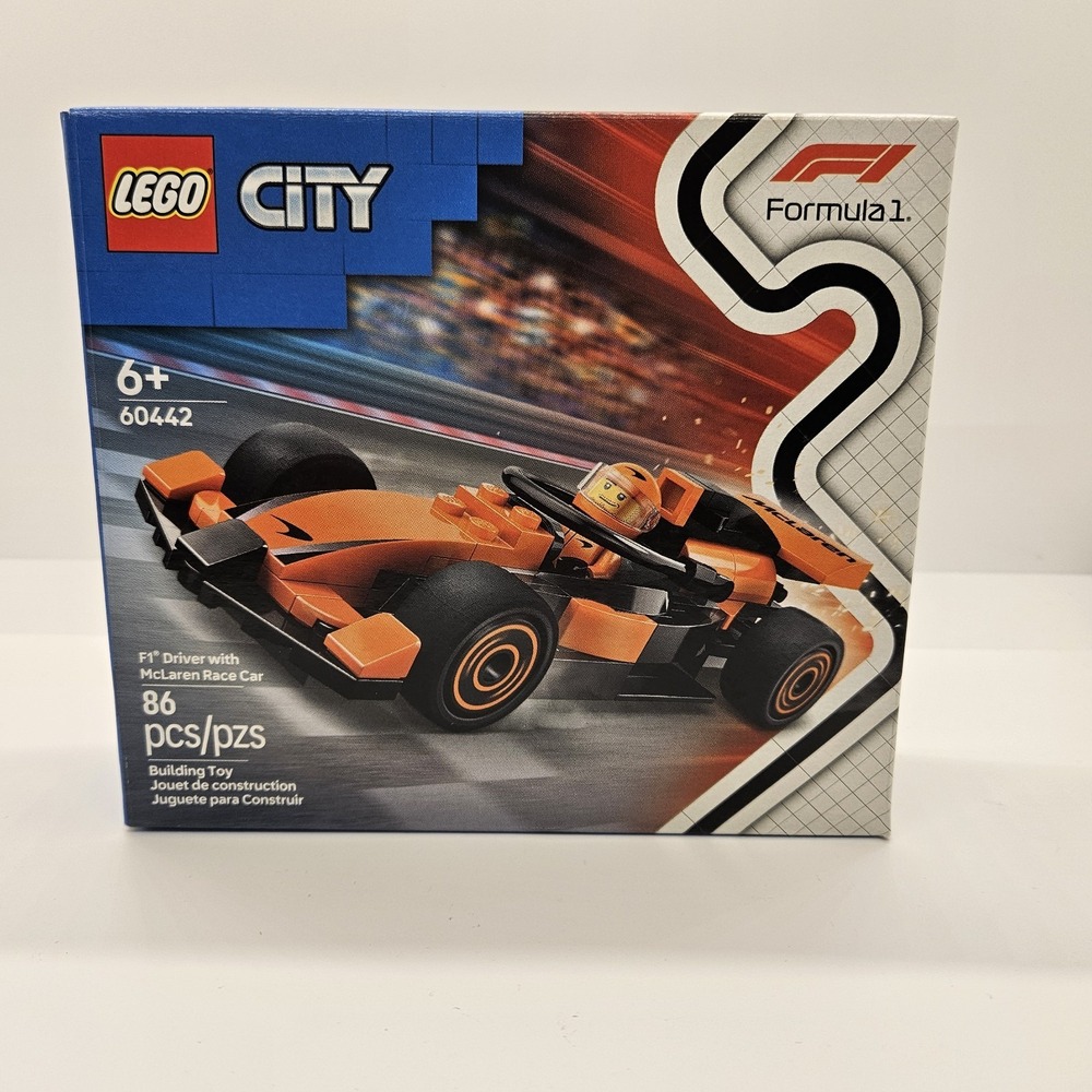 LEGO City F1 Driver with McLaren Race Car 60442 New Sealed Formula 1‎
